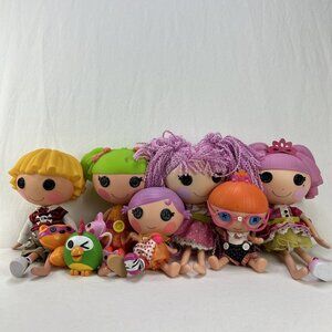 Lot of 4 Lalaloopsey 12 Inch Dolls & Two 8 Inch Dolls Accessories And Pets
